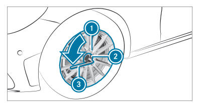 Changing a wheel