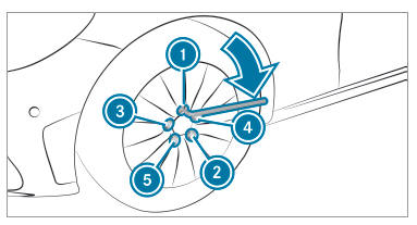 Changing a wheel